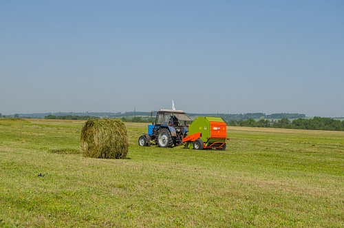 Rotobaler R12/155 Super with bale mesh tier, automatic lubrication of chains and bearings